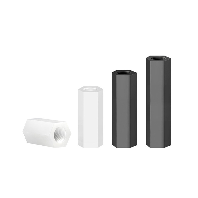 নাইলন কলাম বিচ্ছিন্নতা কলাম ষড়ভুজ নাইলন বাদাম বৈদ্যুতিক আনুষাঙ্গিক