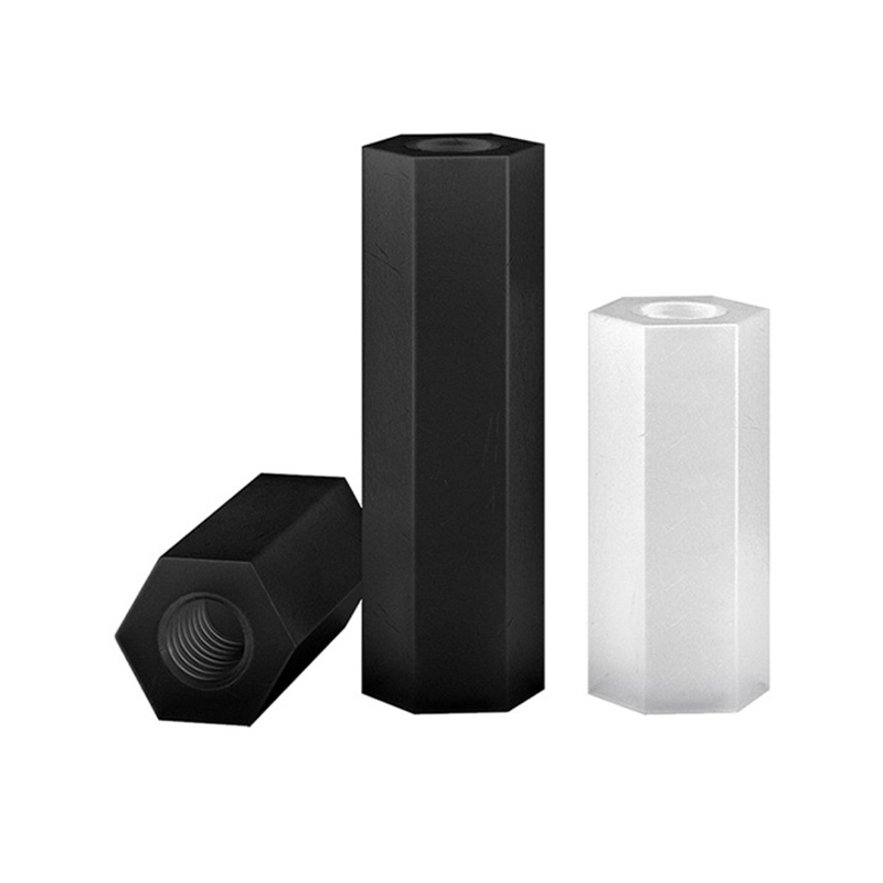 নাইলন কলাম বিচ্ছিন্নতা কলাম ষড়ভুজ নাইলন বাদাম বৈদ্যুতিক আনুষাঙ্গিক