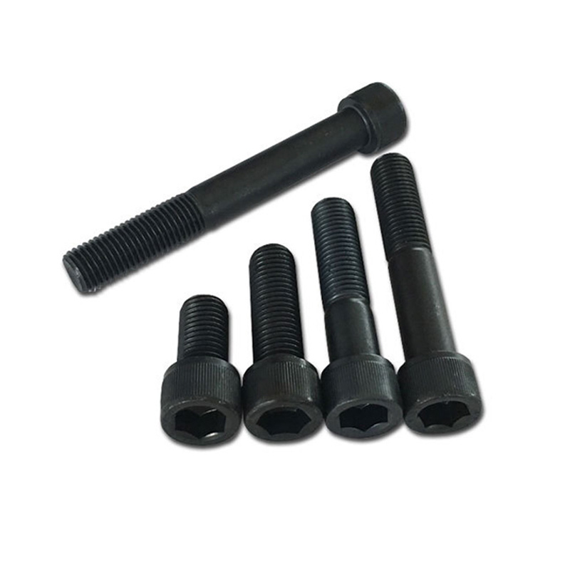 কালো অর্ধ-থ্রেড হেক্সাগন সকেট স্ক্রু