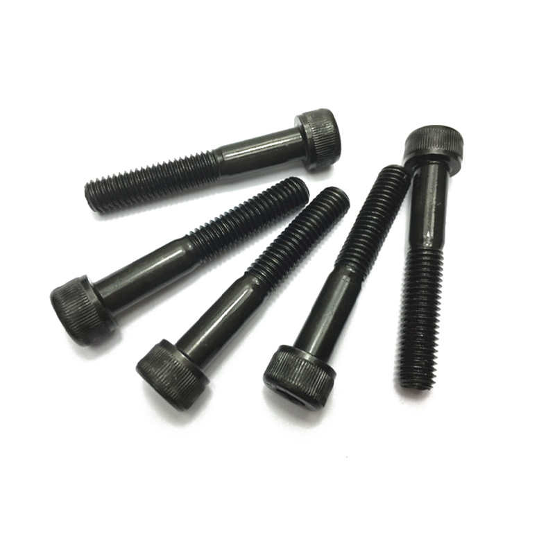 কালো অর্ধ-থ্রেড হেক্সাগন সকেট স্ক্রু