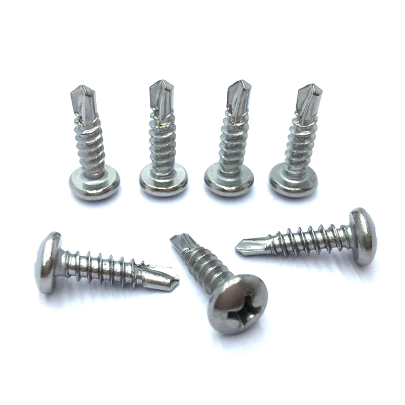DIN 7504K SS304 প্লেইন ক্রস হেড সেলফ ড্রিলিং স্ক্রু