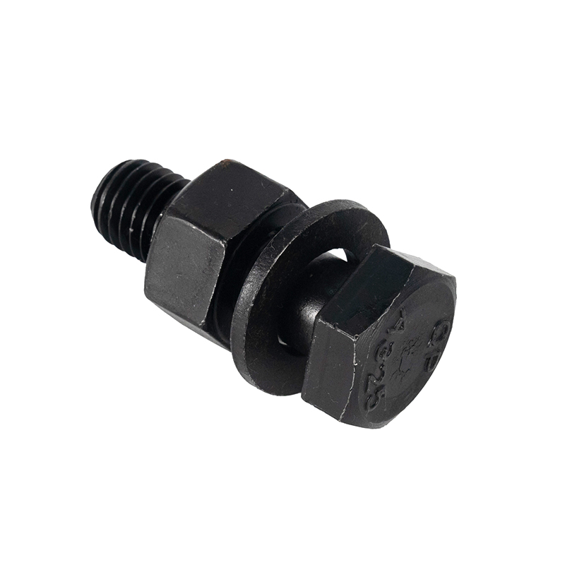 M12*40 কার্বন ইস্পাত কালো উচ্চ-শক্তি বল্টু